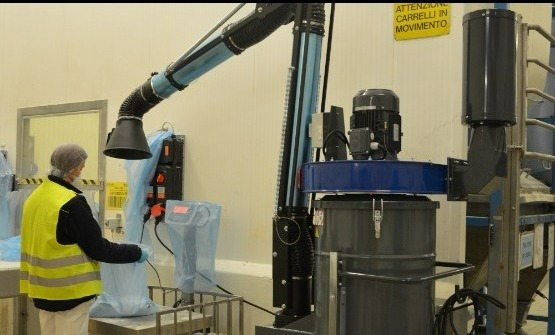 Pneumatisch transportsysteem voor chemische en farmaceutische poeders