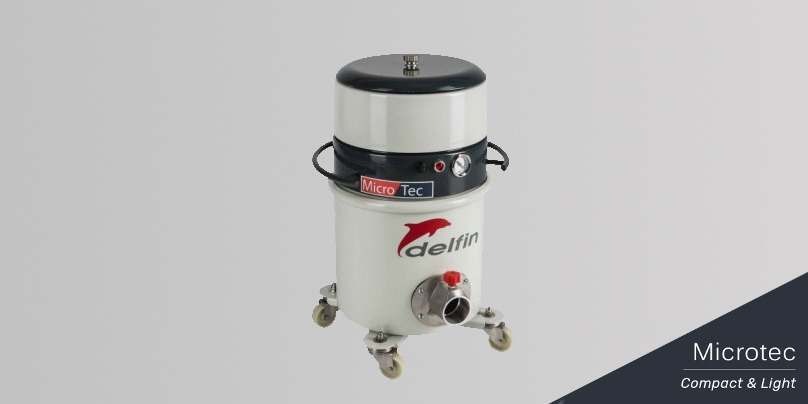 Microtec, de nieuwe compacte stofzuiger voor de elektronica industrie