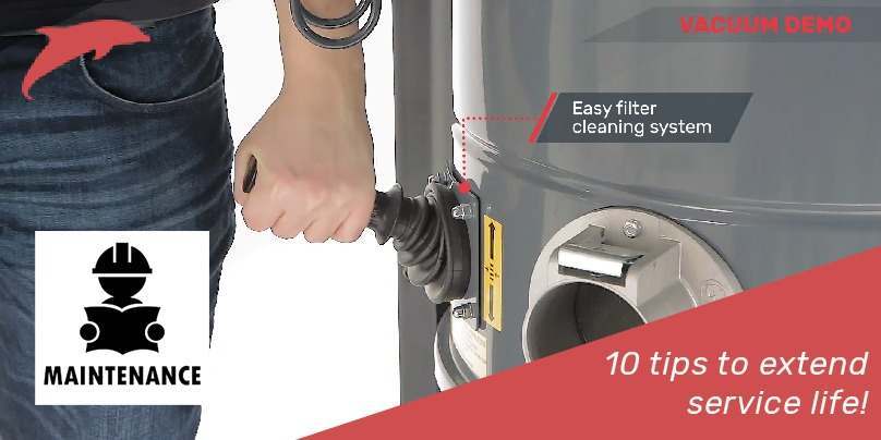 maintenance_DELFIN INDUSTRIAL VACUUM CLEANER
