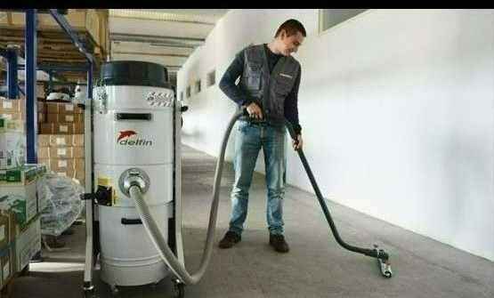 Mobiele industriële stofzuiger