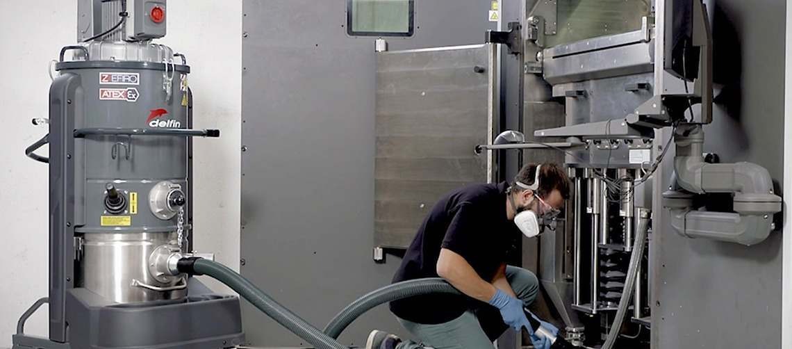 Industriële stofzuigers voor additieve productie