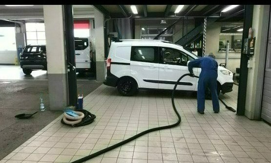 Centraal stofzuigsysteem voor autowasstraat