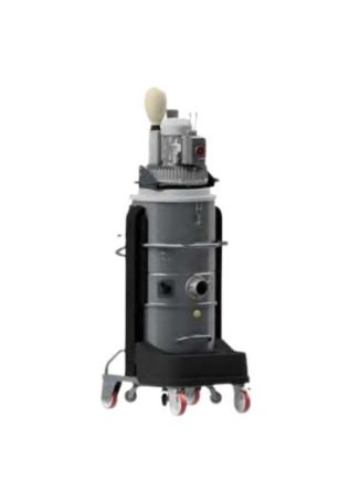 Driefasige industriële stofzuiger voor stof en vaste stoffen, met antistatisch filter van klasse M